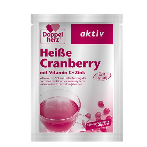 Doppelherz aktiv Heisse Cranberry (Hot Cranberry) N10 | Mano Vaistinė