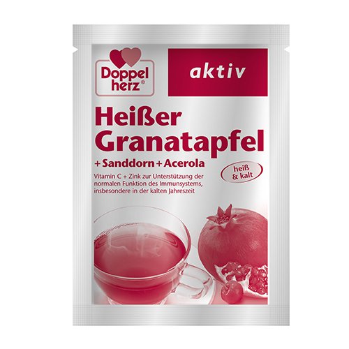 Doppelherz aktiv Heisser Granatapfel (Hot Pomegranate) N10 | Mano Vaistinė