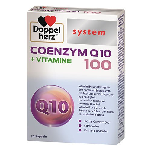 Doppelherz System Q10 100+Vitamine kapsulės N30 | Mano Vaistinė