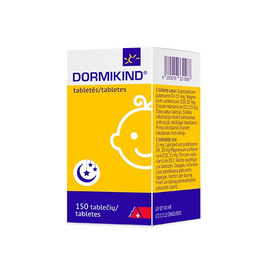 Dormikind tabletės, 150 tab. | Mano Vaistinė