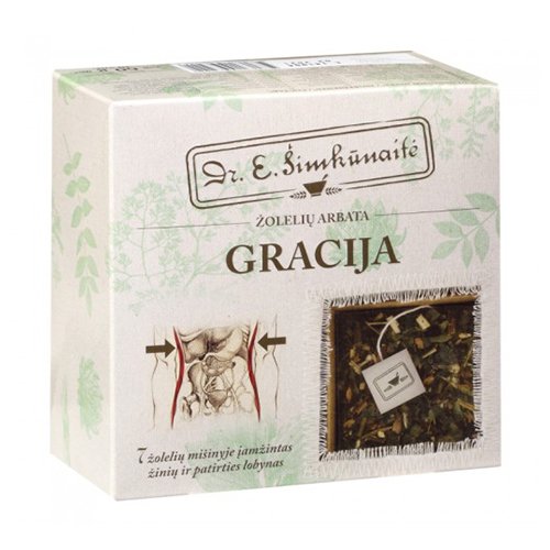 Dr. Šimkūnaitės žolelių arbata Žolelių arbata GRACIJA 3 g, 20 pak. | Mano Vaistinė