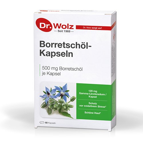 Dr.Wolz Borage Oil kapsulės N60 | Mano Vaistinė