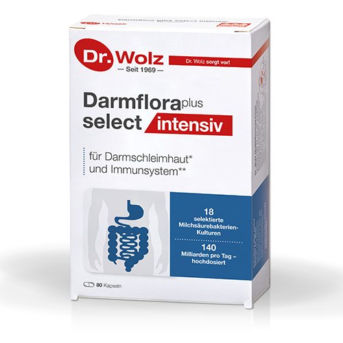 Dr.Wolz Darmflora plus select Intense kapsulės N80 | Mano Vaistinė