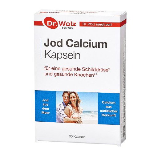 Kalcio ir jodo preparatas Dr.Wolz Jod-Calcium kapsulės N60 | Mano Vaistinė
