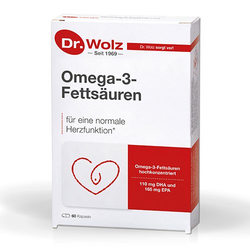 Dr.Wolz Omega - 3 - Fatty Acid kapsulės N60 | Mano Vaistinė