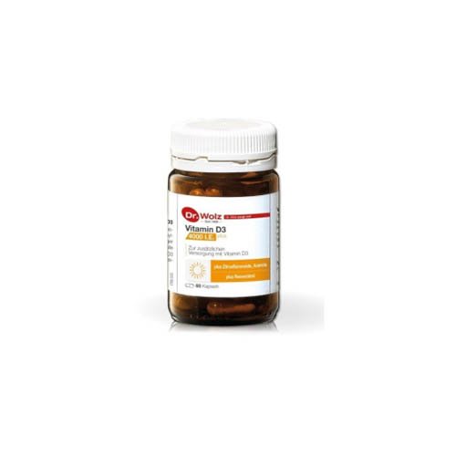 Dr.Wolz Vitamin D3 4000 I.E. plus kapsulės N60 | Mano Vaistinė