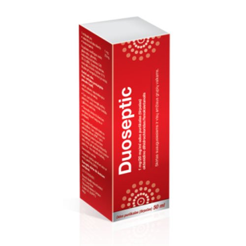 Duoseptic 1mg+20mg/ml odos purškalas (tirpalas) 50ml N1 | Mano Vaistinė