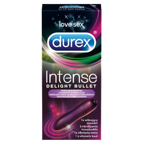 Elektrinis vibruojantis masažuoklis Vibruojanti kulka DUREX INTENSE DELIGHT | Mano Vaistinė