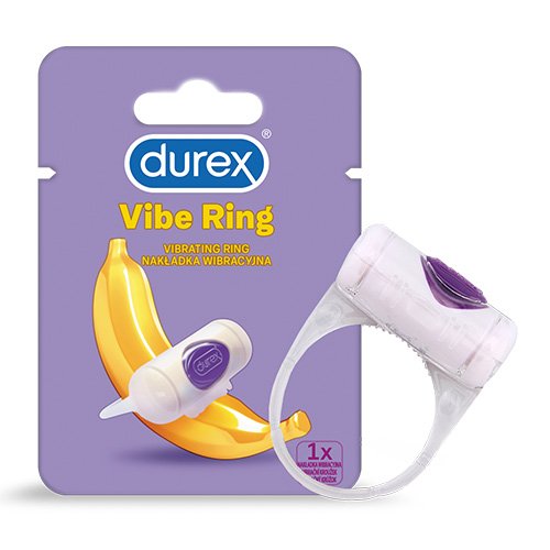 Elektrinis vibruojantis žiedas Varpos žiedas DUREX VIBE RING | Mano Vaistinė