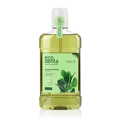 Burnos higiena ECODENTA Daugiafunkcis burnos skalavimo skystis 500ml | Mano Vaistinė