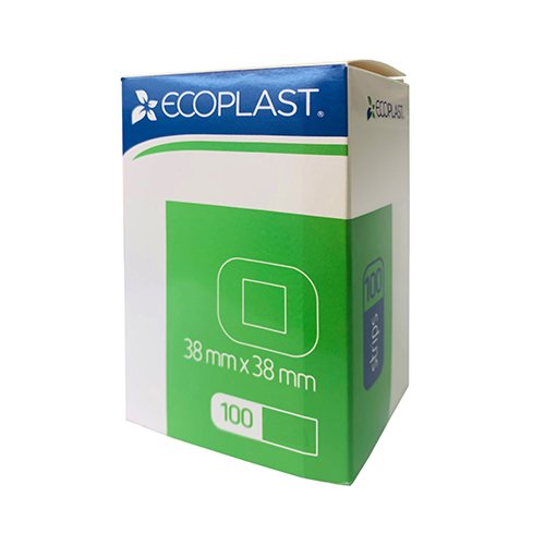 Nordeplast EcoPlast pleistrų rinkinys po injekcijų 38mmx38mm, N100 | Mano Vaistinė
