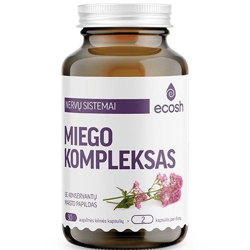 ECOSH Miego kompleksas kapsulės N90 | Mano Vaistinė