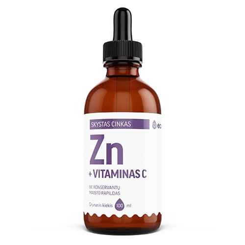 Ecosh Skystas Cinkas su vitaminu C, 100ml | Mano Vaistinė