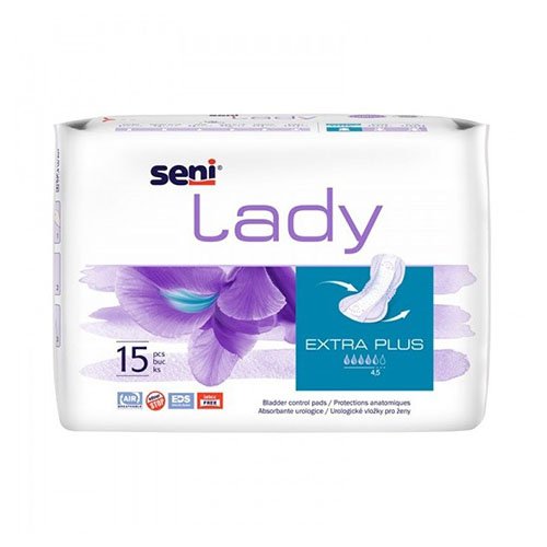 Įklotai SENI LADY SLIM EXTRA PLUS, 15 vnt. | Mano Vaistinė