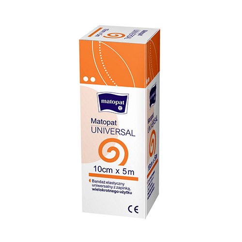 Elastinis ir mobilizacinis tvarstis Matopat Universal tvarstis elastinis 10cmx5m N1 | Mano Vaistinė