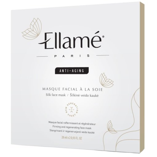 Sausai, dehidratuotai stangrumą prarandančiai veido odai Stangrinanti veido kaukė ELLAME ANTI-AGING COMPLEX, 2 vnt. | Mano Vaistinė