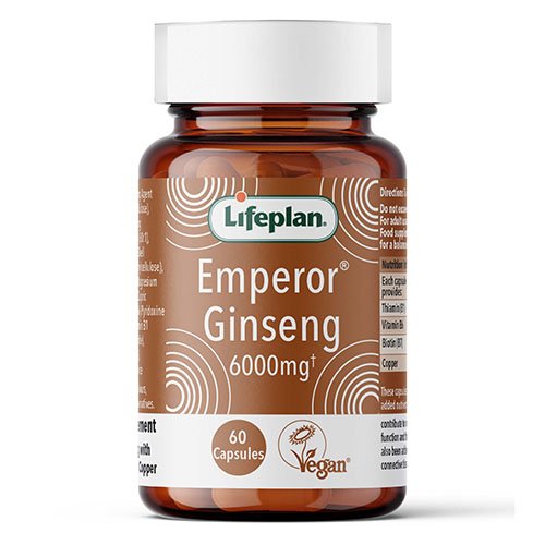 Maisto papildas vyrams Lifeplan Emperor Ginseng for him kapsulės, 24 g, N60 | Mano Vaistinė