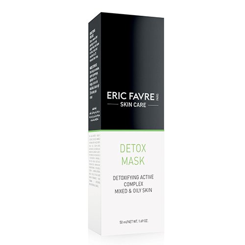 Eric Favre detoksikuojanti balansuojamoji kaukė mišriai, riebiai odai DETOX MASK 50ml