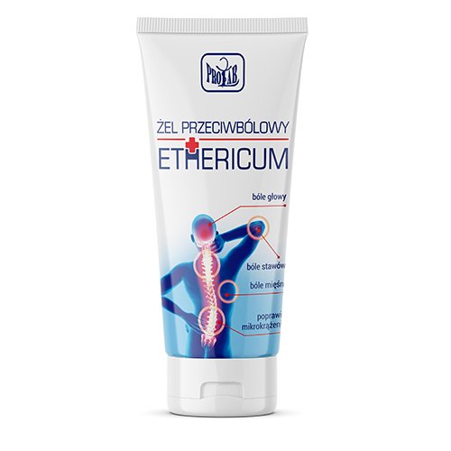 Medicinos priemonė Ethericum, šaldantis bei šildantis gelis nuo skausmo, 100ml | Mano Vaistinė