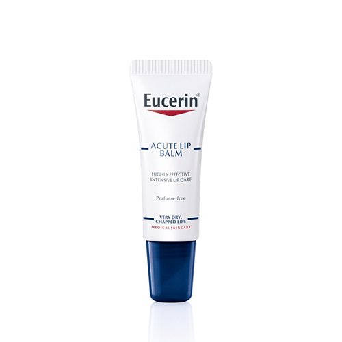 Veido priežiūros priemonė lūpoms EUCERIN balzamas sausoms lūpoms ACUTE LIP BALM, 10 ml | Mano Vaistinė