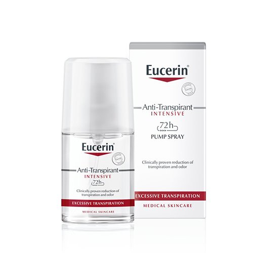 EUCERIN intensyvaus poveikio purškiamas antitranspirantas 72h, 30 ml
