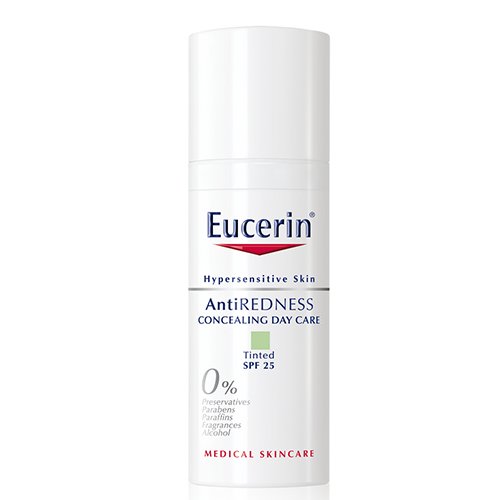 EUCERIN ANTIREDNESS maskuojamasis dieninis kremas raustančiai odai SPF 25, 50 ml