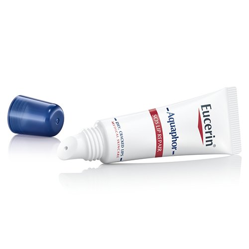 EUCERIN Aquaphor SOS atkuriamasis lūpų balzamas, 10 ml | Mano Vaistinė