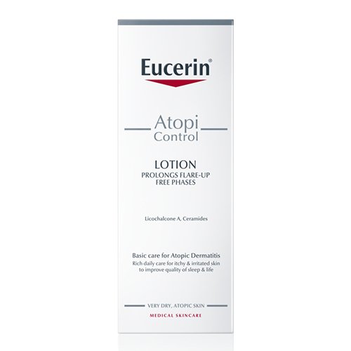 EUCERIN AtopiControl kūno losjonas sausai, atopinei odai, 250 ml | Mano Vaistinė