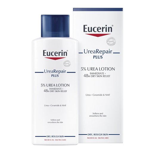 EUCERIN Complete repair losjonas sausai odai su 5% šlapalu 250ml N1 69620 | Mano Vaistinė