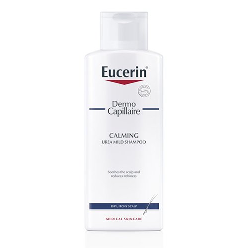 EUCERIN DermoCapillaire šampūnas sausai galvos odai su 5% šlapalo, 250 ml | Mano Vaistinė