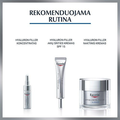 Su SPF Dieninis kremas EUCERIN HYALURON-FILLER SPF 30, 50 ml | Mano Vaistinė