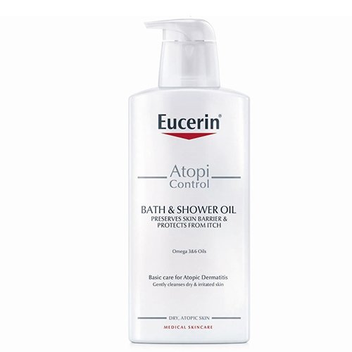 EUCERIN AtopiControl vonios ir dušo aliejus sausai, atopinei odai, 400 ml | Mano Vaistinė