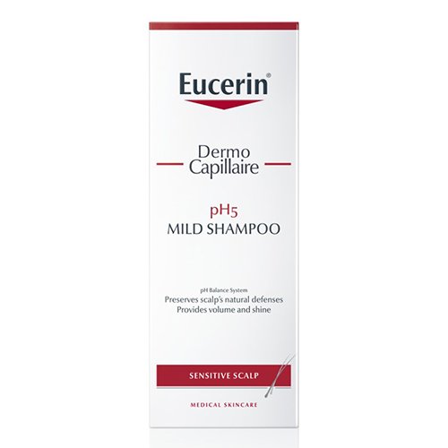 EUCERIN DermoCapillaire pH5 švelnus šampūnas jautriai galvos odai, 250 ml | Mano Vaistinė