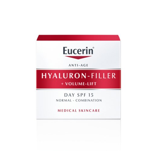 EUCERIN  HYALURON-FILLER + VOLUME-LIFT dieninis kremas normaliai ir mišriai odai, 50 ml | Mano Vaistinė