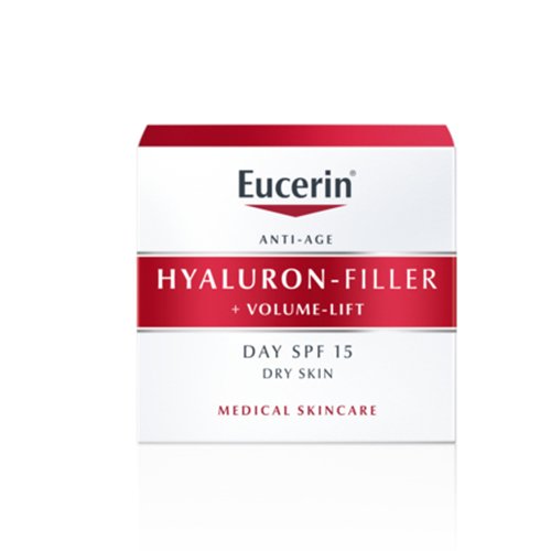 Dieninis kremas sausai odai EUCERIN HYALURON-FILLER +VOLUME LIFT, 50 ml | Mano Vaistinė