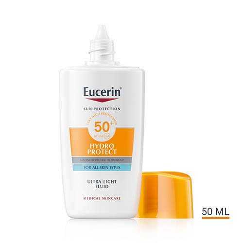 Apsauginis kremas nuo saulės atsparus vandeniui EUCERIN SUN, SPF50, 50 ml  | Mano Vaistinė