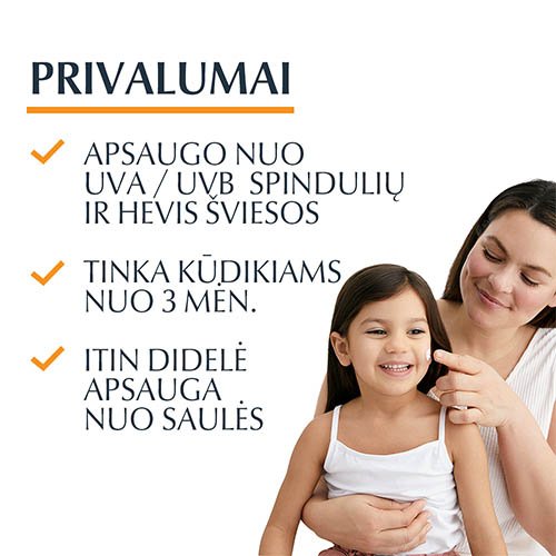 Apsauga nuo saulės EUCERIN Sun Kids purškalas nuo saulės vaikams SPF50+ 200ml  | Mano Vaistinė