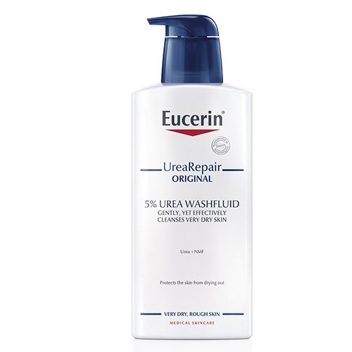 EUCERIN UreaRepair prausimosi gelis su 5 % šlapalo, 400 ml | Mano Vaistinė