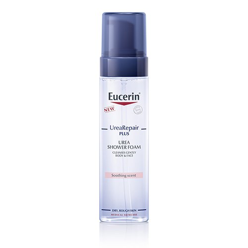 Kūno ir veido priežiūros priemonė EUCERIN UreaRepair PLUS dušo putos 200ml   | Mano Vaistinė