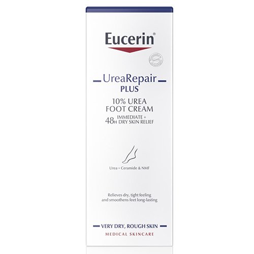 EUCERIN UreaRepair PLUS pėdų kremas sausai odai su 10 % šlapalo, 100 ml | Mano Vaistinė