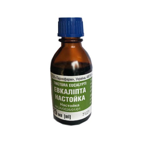 Eukalipto tinktūra 25ml | Mano Vaistinė