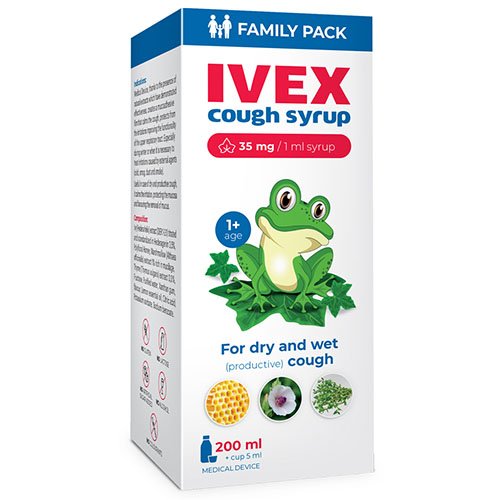 Ivex sirupas nuo kosulio 200ml N1 | Mano Vaistinė