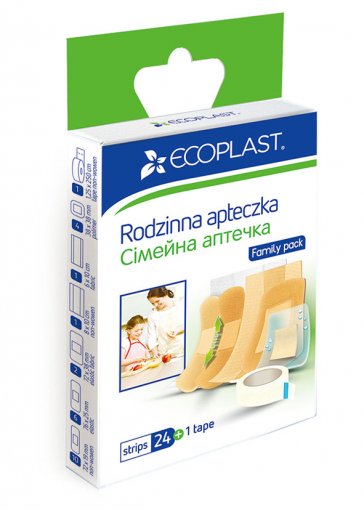 Nordeplast EcoPlast pleistrų rinkinys šeimai N24+1  | Mano Vaistinė