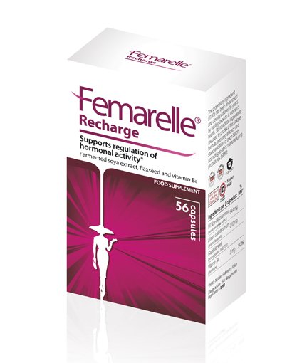 Brandžioms moterims, menopauzei Maisto papildai FEMARELLE RECHARGE, 56 kapsulės | Mano Vaistinė