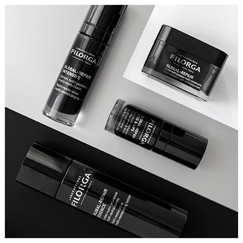 Maitinamasis veido losjonas įvairiapusei senėjimo požymių korekcijai FILORGA GLOBAL-REPAIR ESSENCE,150 ml | Mano Vaistinė