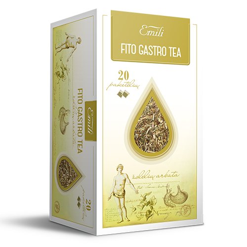 Arbatos ir vaistažolės Fito Gastro žolelių arbata 1.5 g, N20 | Mano Vaistinė