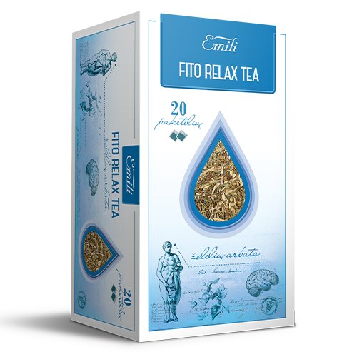 Arbatos ir vaistažolės Fito Relax žolelių arbata 1.5 g, N20 | Mano Vaistinė