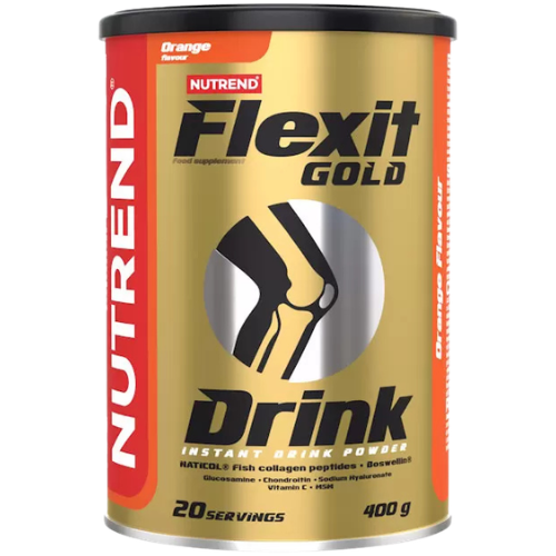 Flexit Gold Drink apelsinų skonio milteliai 400g | Mano Vaistinė