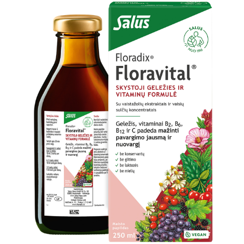 Geležies ir vitaminų maisto papildas FLORADIX FLORAVITAL, 250 ml | Mano Vaistinė Geležies ir vitaminų maisto papildas FLORADIX FLORAVITAL, 250 ml | Mano Vaistinė