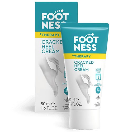 Kremas skilinėjančiai kulnų odai FOOTNESS, 50 ml | Mano Vaistinė